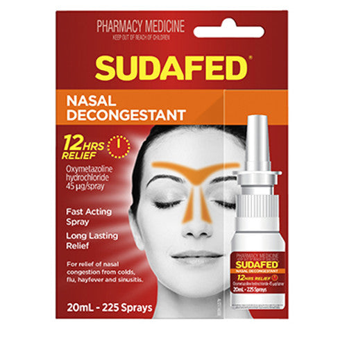 Sudafed Nasal Decongestant spray 20mL
