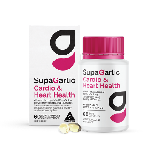 SupaGarlic Cardio & Heart Health 60 soft capsules